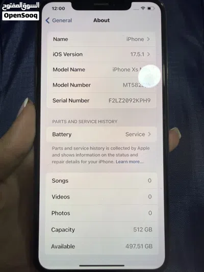 Iphone XS max 512gb 3