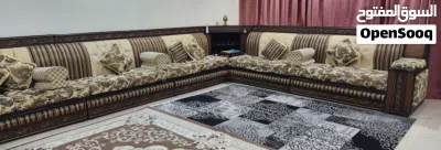 Majlis Sofa -- Large Rug(Brown) 2