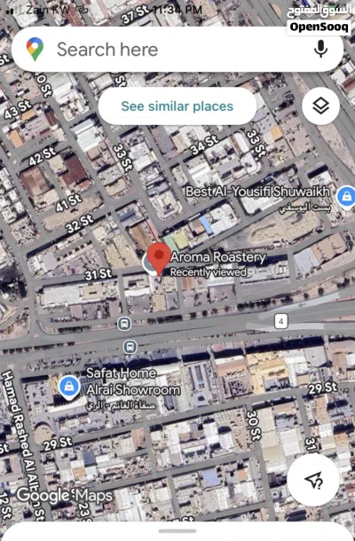 للبيع محل تجاري بالشويخ على الرابع مباشره جميع الانشطه 3