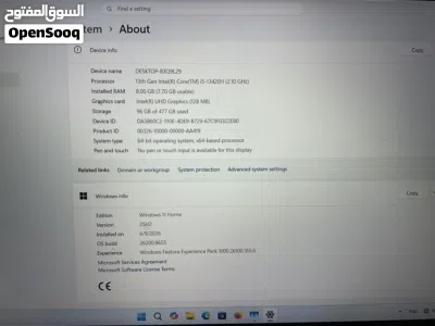 لابتوب Laptop Lenovo idea pad slim 3 i5 حاله ممتازه 3
