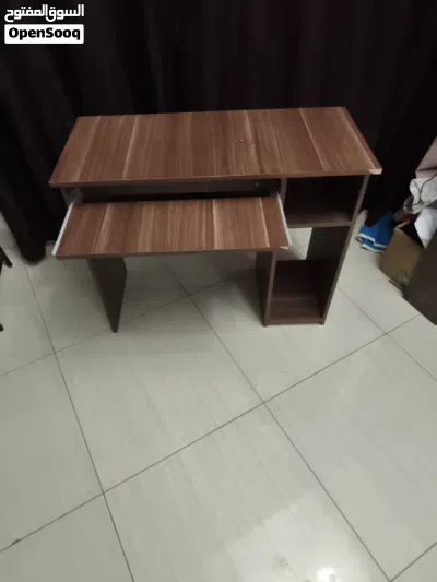 Study/Office table for bedroom/hall.. in good condition with good brown wood design, negotiable 2