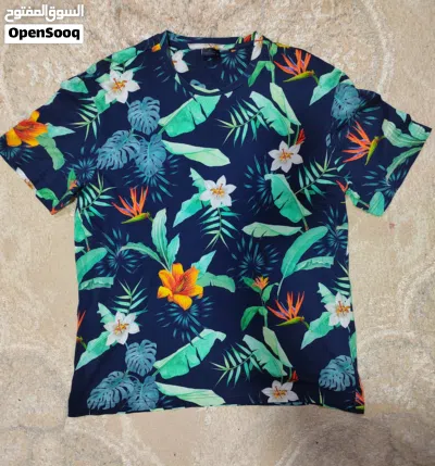LEFTIES Tropical Floral T-Shirt XXL Summer Beach Vacation Shirt 2