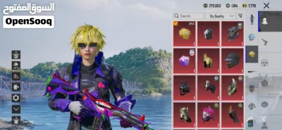 _*M416 FOOL x X-SUIT LEVEL 4*_ *YELLOW HAIR RARE* 96 MYTHICS 60 COLLECTION 80 LEVEL *X-SUIT* *G 2