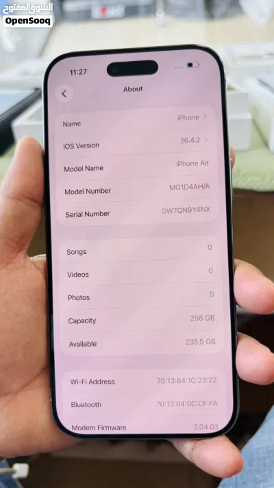 iPhone 17 Air, 256gb Sky Blue Arabic 2