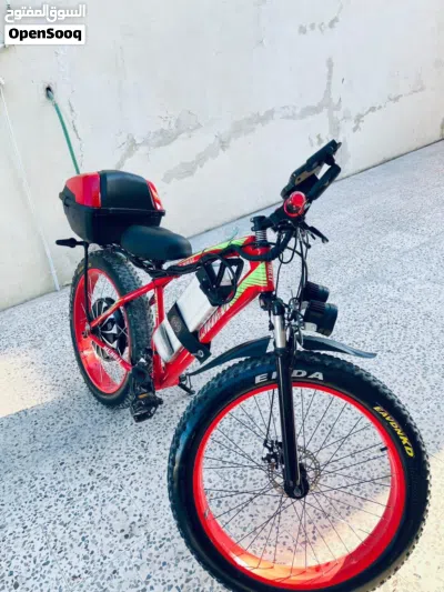 بسكليت كهرباء للبيع بطاريه 72 22 بيمشي 50 كيلو محرك 1500 بورد 1200 السعر حرق 600 دينار 2