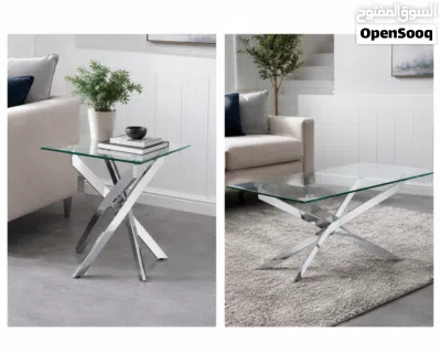 طاولة قهوة و طاولتين جانبيتين coffee table & 2 side tables 2