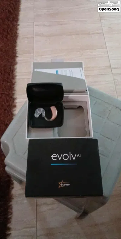 سماعات اذن طبيه عدد 2 مدعومه بالذكاء الاصطناعي evolv AI...... ماركه عالميه شركة starkey 4