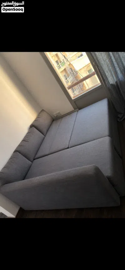 طقم كنب وردي للبيع Pink sofa set for sale 3