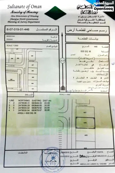 ارض مميزة جدا في الراكة السياحية في ولاية بدية 2