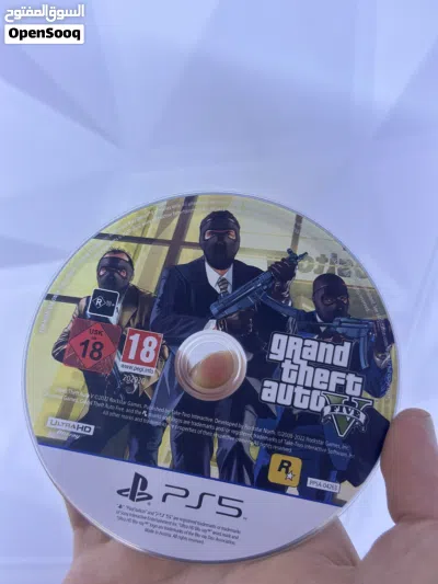 بلاي ستيشن 5 اوربي سلم مستخدم اخو الجديد مع قرص gta 5 النسخة المحسنة 2