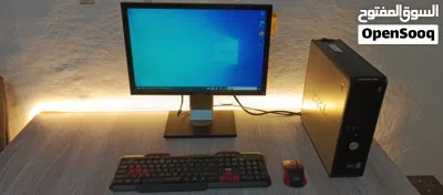 كمبيوتر Dell OPTIPLEX 580 سليم مناسب للدراسه والتصفح مع شاشه 180 درجه مع كامل وصلاته 2