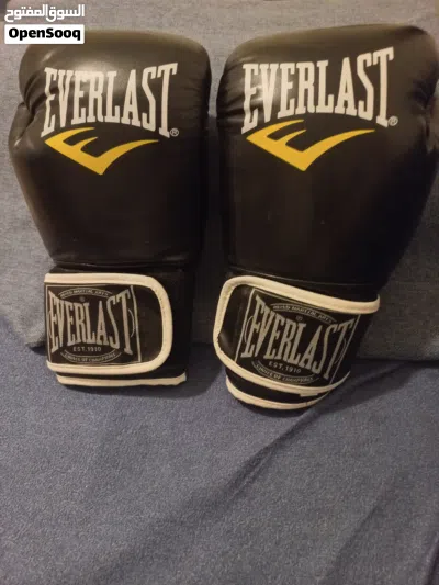 كفوف ملاكمة إيفرلاست (Everlast) وزن 12oz بحالة الوكالة 2