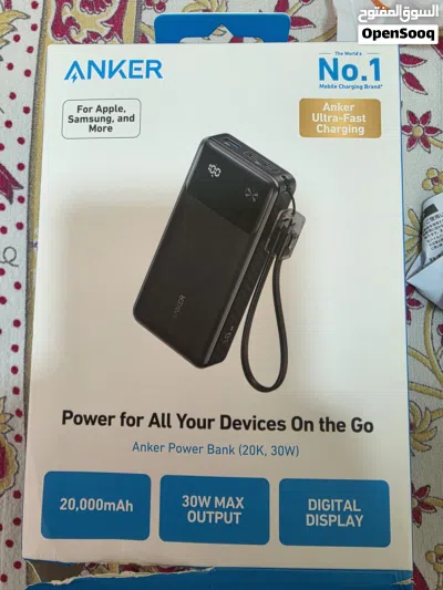 BRAND NEW ANKER POWER BANK 20000mAH 30W very fast charging باور بانك 2
