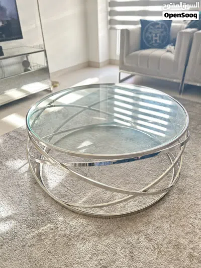 Luxury Silver & Glass Coffee Tables” 3