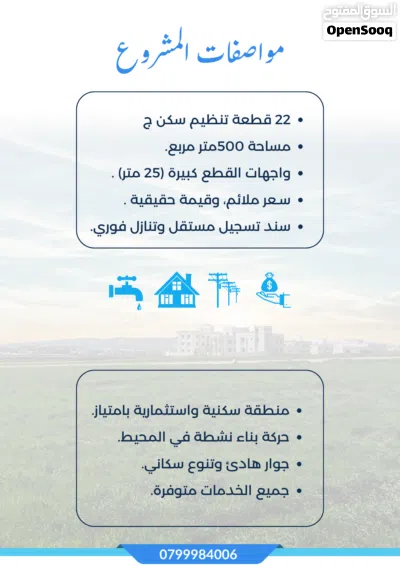 مشروع جيران الشهد قطع اراضي مميزة تنظيم سكن ج منطقة فلل بين اسكان الصيادلة والطنيب قرب مسجد نايفة 2