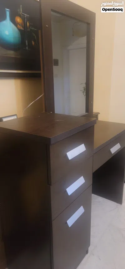 تسريحه مرآة مع خزانه جانبية للبيع 2