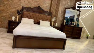 غرفة نوم ماستر راقيه و فخمه جداً خشب لاتيه 18 مع بلوط طبيعي و زان عمق 70_سم 3