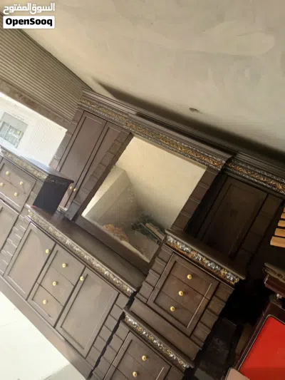 غرفة نوم تفصيل خشب الاتيه مع ملحق 2
