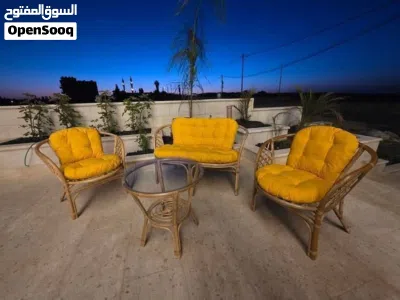 طقم جفرا للحدائق والجلسات الخارجية كفالة ذهبية 5 سنوات خشب زان طبيعي فاخر معروف بقوته العالية 3