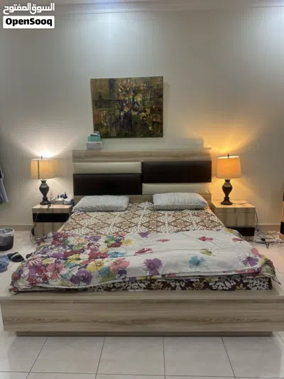 غرفة نوم كامله مع ماتركس قياس king size 4