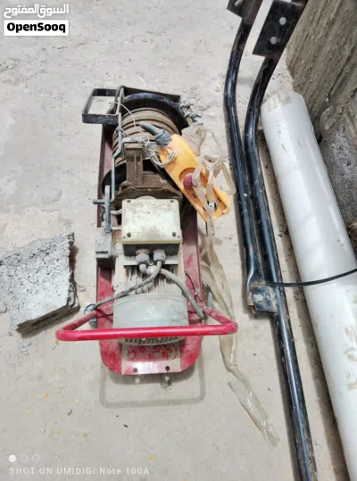 للبيع ونش اخو الجديد رفع حمولات المواد البناء كري نيس بلك واي شي مافيه اي عيب بـ500الف والمقطف ننزل 2