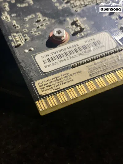 كرت شاشة PNY GTX 1650 4GB OC (للبيع كـ "قطع غيار" أو "للصيانة") 4