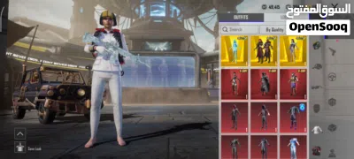 **حساب نوادر القبطان والمطافي** والكروم مستوى المجموعة 71 ببجي موبايل pubg mobile 2 اسلحة مكس MAX 2