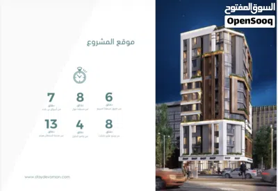 فرصة امتلاك شقة طابقين مع عمر مساحة 120م في الطابق الأخير قريبه من مسقط مول وجميع الخدمات 3