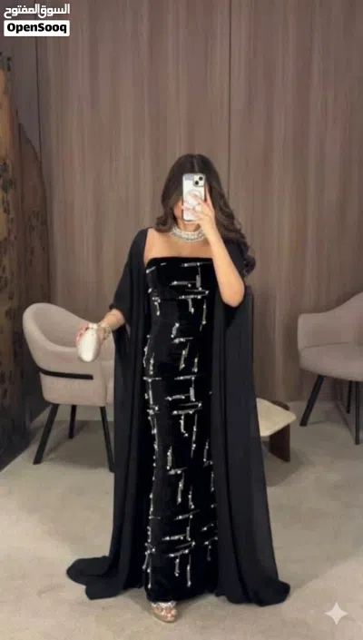 فساتين حريمي طويل راقي موديل تركي رروعه يليس لا وزن 75 2