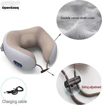 Electric Massage Travel Neck Pillow with Infrared Heat 3