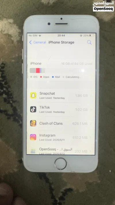 للبيع ايفون 6s 4