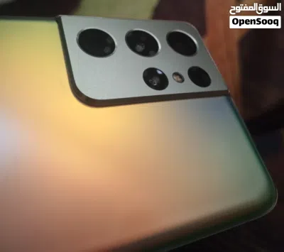 سامسونج جالاكسي S21 ألترا ، لون لؤلؤي مميز سعة تخزين داخلية قدرها 128 جيجا بايت Qualcomm Snapdragon 3