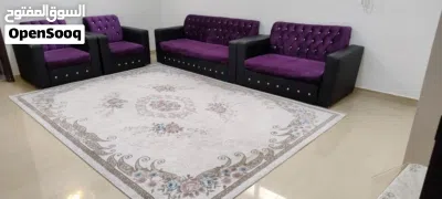 طقم مجلس كامل 3+2+1+1 مع الطاولة Complete Sofa Set 3+2+1+1 with Coffee Table 2