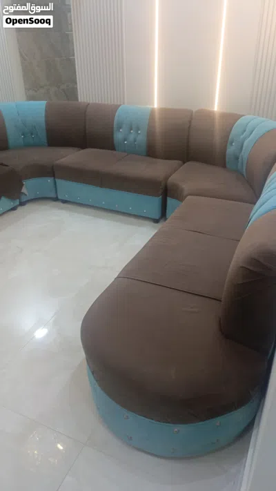 كنب كورنر 9 مقاعد نظيف ما في اي كسر 2