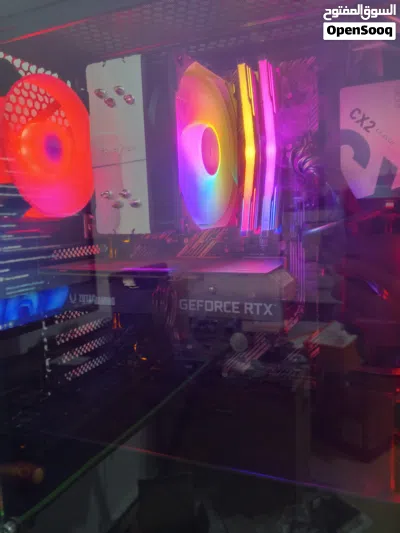 تجميعة RTX 3060 للبيع نظيفة ومعالج i5 الجيل العاشر ممتازه للتصميم والالعاب مع ضمان 2
