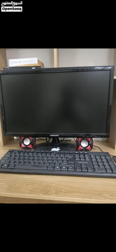 Sale For . كمبيوتر مكتبي متكامل HP بحالة ممتازة - مواصفات سريعة (Core i5 / 16GB RAM / Dual SSD 2