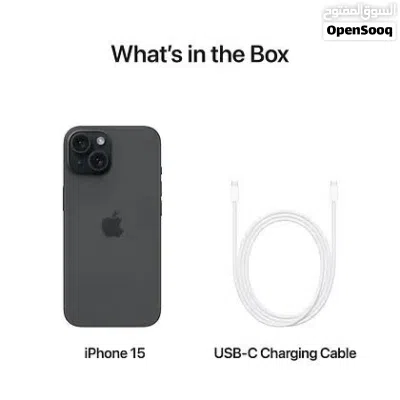 iPhone 15 128GB Black جديد سيلد بسعر قوي جداً 3