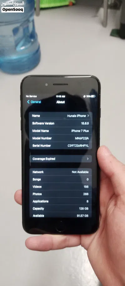 iphone 7plus 128Gb Black colour Good for picturs and videos and editting 4