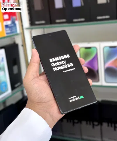 أقوى عرض : Samsung note 20 5G 256gb هواتف بحالة الوكالة بدون شوخ أو مشاكل بحالة الوكالة م الضمان 4
