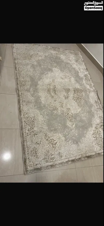 سجاده مقاس 220x150 cm لون بيج ناعمه كالجديده بحاله ممتازه 2