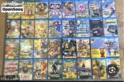 مطلوب جيم باد Wii U ويدات الأصلية له وألعاب اشرطة وسنسر بسعر زين 4