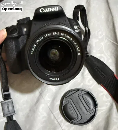 كاميرا Canon EOS 1200D DSLR للبيع بحالة ممتازه جدا و استخدام شخصي وقليل وبحالة جديده 4
