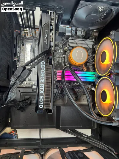 كرت شاشه PNY NVIDIA GeForce RTXTM 5070 OC سعر 550 جديد ومكفول سنه تم شرائه من اسبوع فقط 3