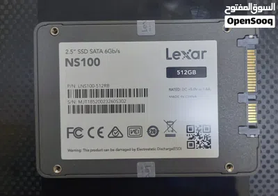الهاردات المستعملة الاصلية والمضمونة SSD 256GB Samsung.Lexar+512GB Micron 4