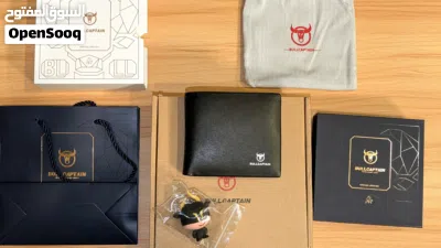 محفظة ( BULLCAPTAIN ) جلد طبيعي 100% . 3