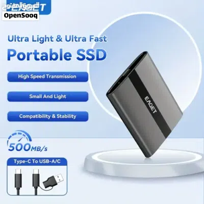 هارد ماركة EAGET حجم GB 480 SSD خارجي شرط السرعه فوك 500 ميغا بالثانيه 2