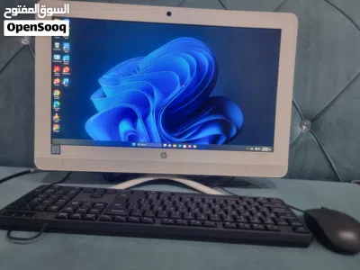 كمبيوتر hp للبيع مع كيبرود وماوس جديد مع الشاحن الاصلي HP computer for sale with a new .keyboard and 2
