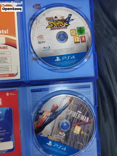 قرصين بلي 4 سبايدر مان و naruto storm 4 و نظيفات و بيهم مجال 2