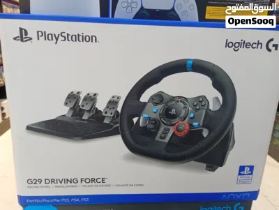 عجلة قيادة Logitech G29 مع ذراع تبديل السرعات Logitech g29 and gear shifter 2
