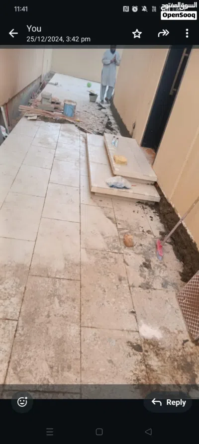 مقاول باكستاني للترميم والبناء بلاط وسيراميك جبس بورد كهرباء سباكة نجارة ضمان على العمل 2